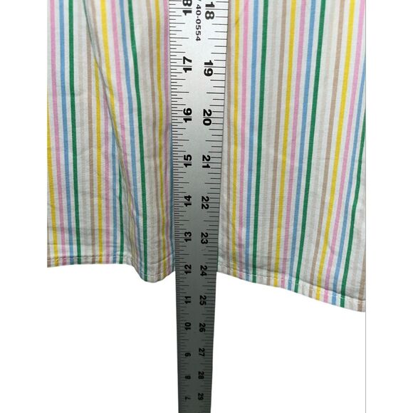 J.Crew Women's Ruffleneck Shirred Top in Cotton Poplin Size 8 Easter Summer - Picture 7 of 7